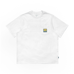 (국내매장판) 말본 반팔티 Buckets City 라운드 포켓 티셔츠 WHITE M3313LRS03WHT