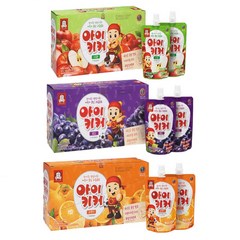 정관장 아이키커 어린이 홍삼 과즙음료 포도맛, 100ml, 10개