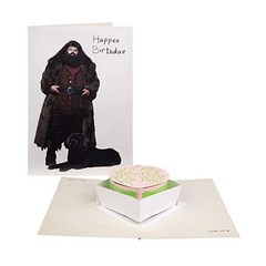 해리포터 해그리드 생일 축하 케이크 팝업 인사 카드 디럭스 수제