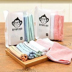 졸리홈 몽키매직 행주 무지 화이트 2p + 그레이 2p + 핑크 2p 세트, 4세트