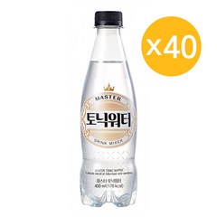 롯데칠성 마스터토닉워터 410ml (레귤러), 40개