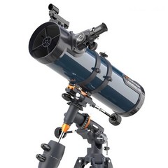 적도의 Celestron 전문가용 천체 망원경 130 EQ 뉴턴 반사경 1000X 강력한 CG-3 적도 삼각대 포함, Only telescope, 01 Only telescope