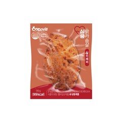 꼬꼬빌 [꼬꼬빌] 심쿵 닭가슴살 칠리페퍼 99g x 10팩, 심쿵닭 칠리페퍼 99g 10팩