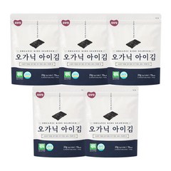 또또맘 [또또맘] 오가닉 아이 김(1gX20봉) 5세트, 오가닉 아이 김, 100개, 1g