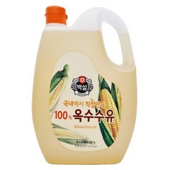 백설 옥수수유, 3.6L, 2개