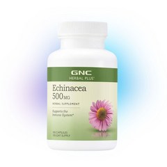 GNC 에키네시아 Echinacea 500mg 100캡슐, 100정