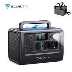 BLUETTI 블루에티 EB70파워뱅크 휴대용 초고속충전 대용량배터리 1000W 716Wh 캠핑용 차박용 태양광 발전기 인산철 220v배터리 낚시 야외작업용, EB70, 1세트