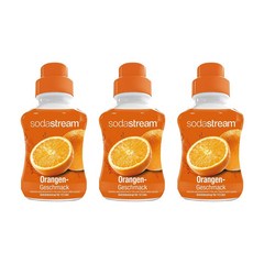 SodaStream Syrup 독일 소다스트림 오렌지 탄산수 시럽 500ml 3팩, 3개