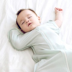 통잠 속싸개 통잠자는 알잠슈트 /신생아 아기 모달 스와들 보낭형 속싸개