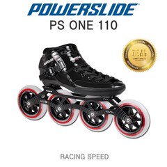 파워슬라이드 (최) PS ONE 110 레이싱 인라인스케이트 스피드 카본 이중구조휠 선수용, 선택완료