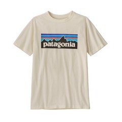 파타고니아 535327 코리아 62163O5 2023년 SS 오가닉 서티파이드 코튼 P-6 로고 티셔츠