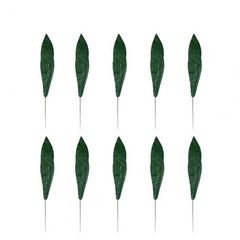 식테크 식물 몬스테라 알보 씨앗 급수 없는 플라스틱 인공 녹색 열대 야자수 잎 가정 장식 시뮬레이션 개, 4.D, 1개