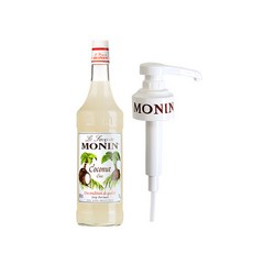 모닌 코코넛시럽1000ml+전용펌프