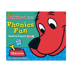 Sholastic (영어원서) Clifford Phonics Fun Pack 1 12 Books Box Set (Paperback)(StoryPlus QR)