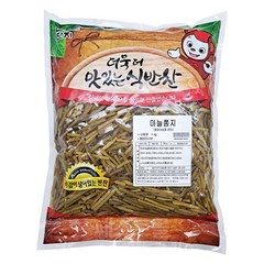 반찬단지 마늘쫑지 절임, 4kg, 1개