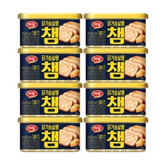 하림 닭가슴살챔 더블치즈 200g 8캔, 단품