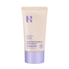 [홀리카홀리카]모이스처 메이크업 선크림 SPF50+ PA+++ 60ml, 1개