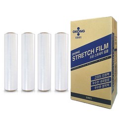 오공 스트레치필름 20mic x500mmx300m 1box(4개입)yestto, 4개입