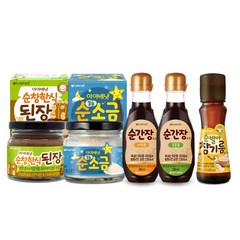 아이배냇 순한양념세트 국물간장+비빔간장+소금+된장+참기름