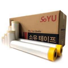 소유 커버링테이프 비닐 보양 페인트 테이프 650~2400mm 1BOX, 20개입