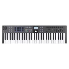 Arturia KeyLab Essential MK3 61 아투리아 키랩 에센셜 MK3 마스터 키보드 건반 미디 컨트롤러, Black