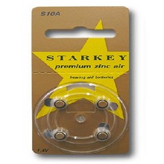 스타키 보청기 건전지 스마트 노인 초소형 귀걸이 오픈형 이비인후과 보청기, S675A, 1팩
