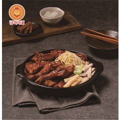 팔덕식당 팔덕식당 등갈비찜 밀키트 2인분 1.178kg 돼지갈비찜 맛집 캠핑 요리, 1개