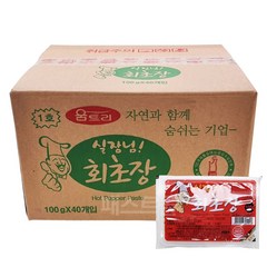 움트리 실장님회초장 100g x40개 박스 초고추장, 1box