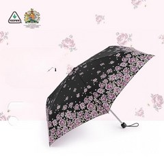 Fulton 영국수입 명품 여성 꽃무늬 패턴 겸용 예쁜 우산 자외선차단 3단 초경량 우양산