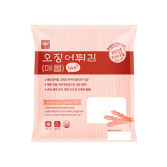 사옹원 사옹원 매콤오징어튀김 1kg X 3봉 에어프라이어 오븐 전자레인지 추천 술안주, 3개