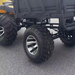 4륜 ATV 바이크 트렉터 카트 트레일러 화물 짐수레 오프로드 트럭 농업 산업 레저, 8인치 알루미늄 휠 바퀴 추가