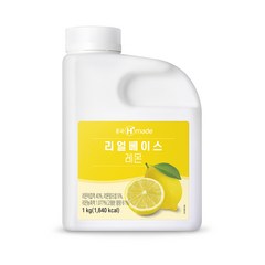 흥국F&B 리얼베이스 레몬 1kg, 1개