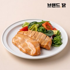 브랜드닭 훈제 닭가슴살 오리지널, 100g, 50개
