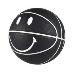 스마일 농구공 옐로우 노랑 4호 5호 6호 7호 농구 컬러풀 장식 인테리어, 블랙5호블랙스마일 + 7번 농구