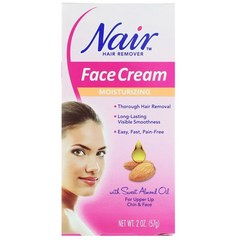 Nair 제모제 페이스 크림 인중 턱 얼굴용 57g, 1개