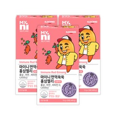 일동제약 마이니 면역쑥쑥 홍삼젤리 오렌지맛 3박스