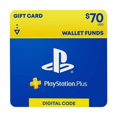 $50 PlayStation Store 기프트 카드 [디지털 코드], $70 Code