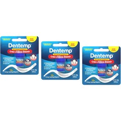 DENTEMP Maximum Strength Dental Repair 2.64 g (Pack of 3), 1개, null) 1, 2.2 Gram (P