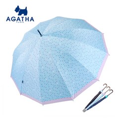 아가타 로고도트 자동 양산 겸용 장우산