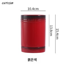 CNTCSM 크리에이티브 화사한 도자기 수저통 가정용 주방 수납 물빠짐 곰팡이 방지 수저통 라지 식기수저통, 붉은색, 1개