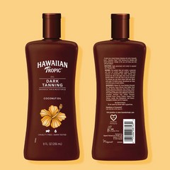 [부분 당일출고] 하와이안 트로픽 다크 태닝 코코넛 오일 236ml / Hawaiian Tropic Dark Tanning Oil 8oz, 11. 브론즈 태닝오일 스프레이 SPF15
