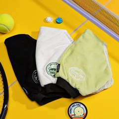 2023년도 빅토리랩 테니스 방한토시 벨보아 3가지 색상 블랙/화이트.라이트그린, 화이트색상, 1개