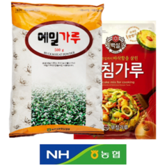 봉평농협 메밀 부침가루1.5kg (국내산 봉평메밀가루500g+백설부침가루1kg)
