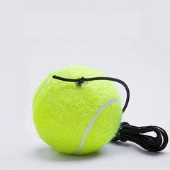 테니스 연습 트레이너 테니스 훈련 도구 단일 자체 학습 운동 리바운드 볼스 보드 스파링 장치 테니스 Accessorie, 공, 1개