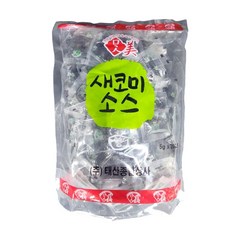 태산 새코미 소스 1박스(5gx200개)x6봉 간편한 일회용 발효식초