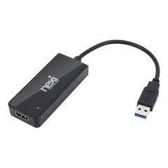 넥시 USB3.0 to HDMI 컨버터/NX324/USB3.0 디스플레이 아답터/듀얼모니터 가능/외장형 그래픽카드/화면 확장/복제/회전