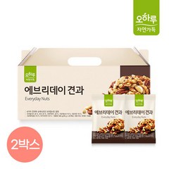 오하루 자연가득 에브리데이 견과 25봉, 500g, 2개