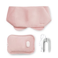 아이보우 [AK기획]IVOW 충전식 무선 온수찜질기 CES-H01, 핑크, 핑크