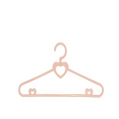 보노하우스 러블리한 키즈 옷걸이 10개 세트 (360도 회전형), 핑크, 10개입