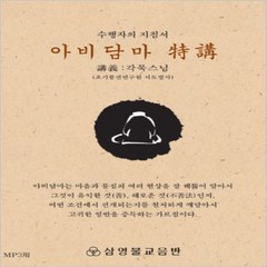 아비담마 특강 - 수행자의 지침서 (MP3), 1set